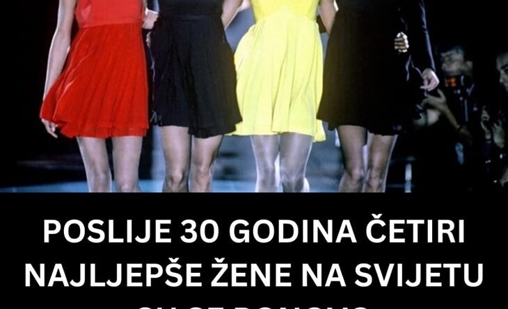 POSLIJE 30 GODINA ČETIRI NAJLJEPŠE ŽENE NA SVIJETU SU SE PONOVO FOTOGRAFISALE ZAJEDNO: Evo kako danas izgledaju u ŠESTOJ DECENIJI